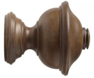 2" Wood Trends Chaucer Finial - 827 - Hazelnut